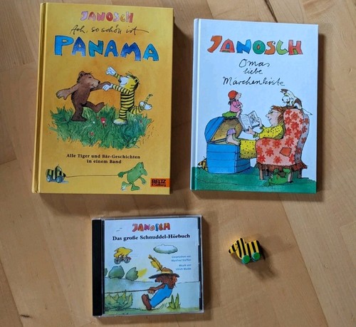 Janosch set bücher figur - set, cd